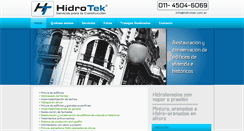 Desktop Screenshot of hidrotek.com.ar
